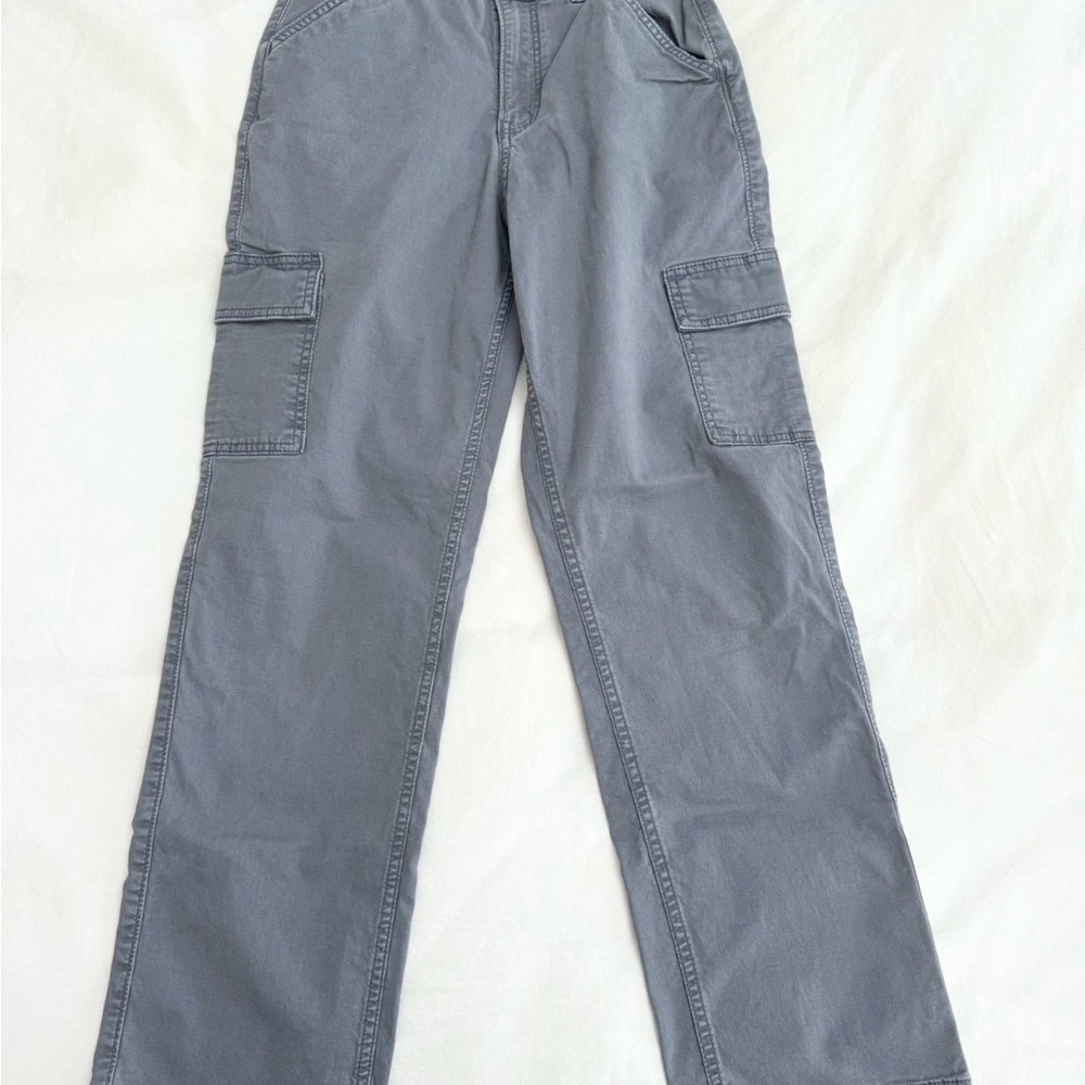 Hollister Gray Ultra High-Rise Dad Cargo Pant w25R